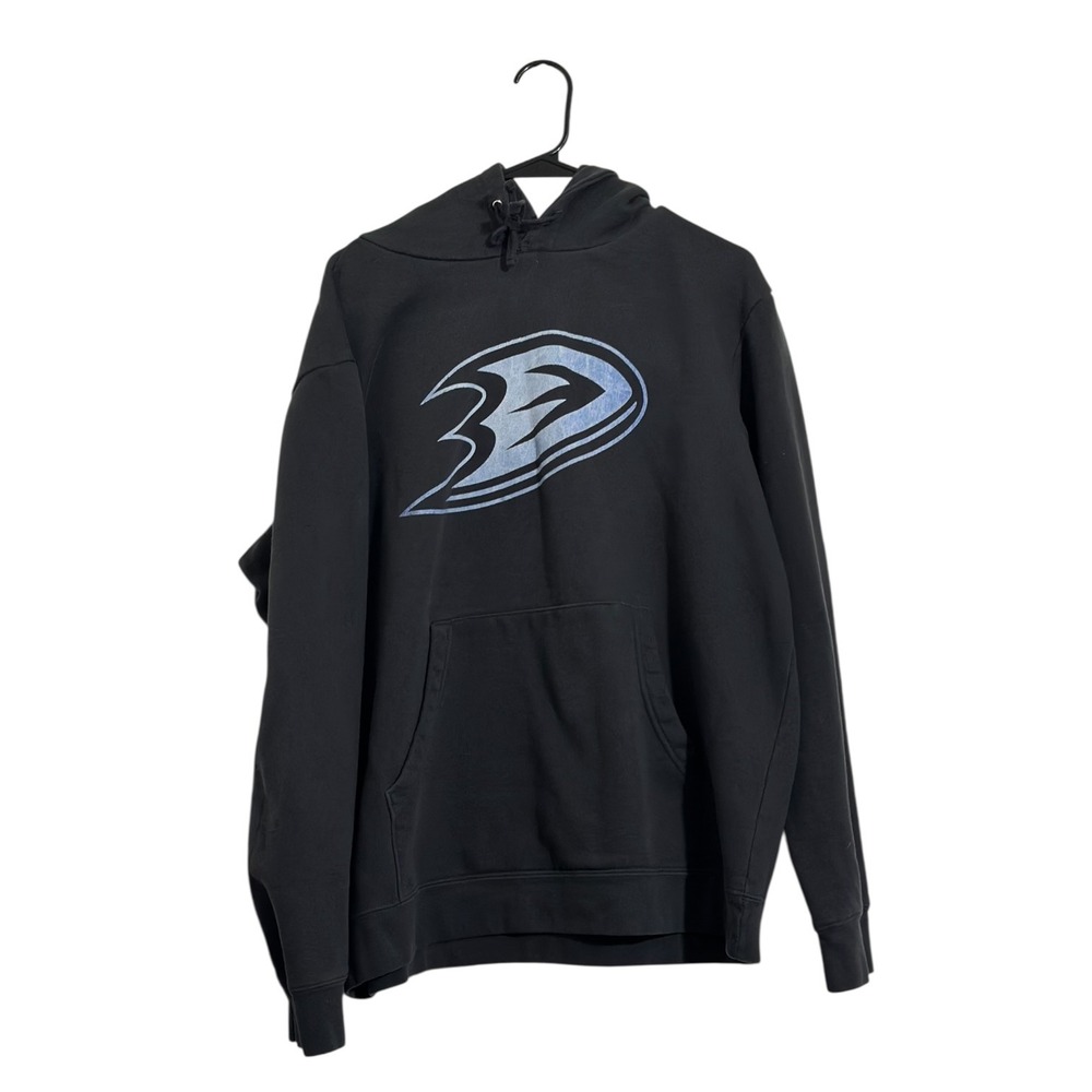 NHL Anaheim Ducks Rinkside Pond Hockey Pullover Hoodie Gray Men's Size Large‎